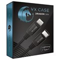 Cabo USB Tipo-C PD Vx Case para iPhone/iPad Dragon Lightning 1,20m