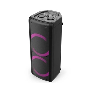 Caixa De Som Pulsebox Portátil Amplificada Com Bluetooth 600W Rms SP504
