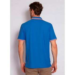 Camisa Polo Aleatory Fantastic Azul