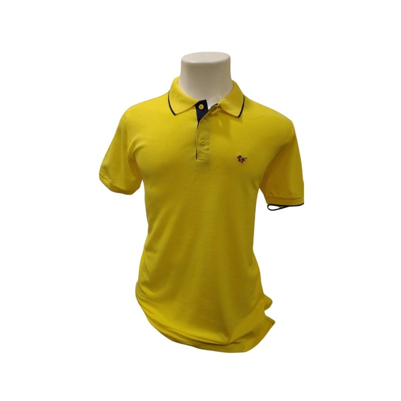 camisa polo amarilla