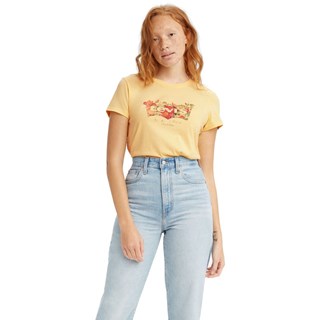 Camiseta Levis The Perfect Tee Feminina Amarela