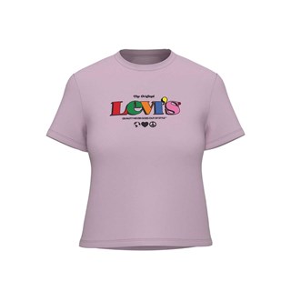 Camiseta Levis The Perfect Tee Feminina Lilás