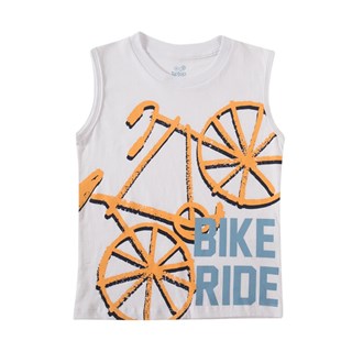 Camiseta Regata Tip Top Kids Bicicleta