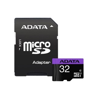 Cartão De Memória Adata MicroSD 32GB Com Adaptador SD Classe 10