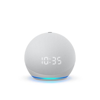 Echo Dot Amazon 4ª Geração com Relógio e Alexa Smart Speaker