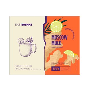 Kit 6 Sachês Moscow Mule Limão E Gengibre Easy Drinks