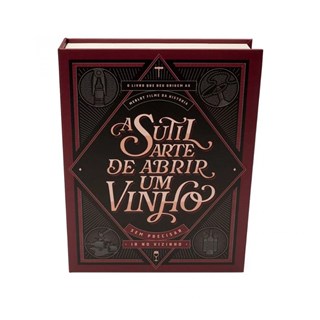 Kit Para Vinho Imaginarium Livro Arte De Abrir Um Vinho