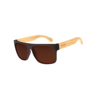 Óculos de Sol Chilli Beans Masculino OC.CL.3272 Essential Bamboo Polarizado Quadrado