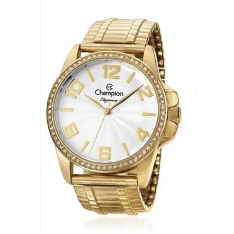Relógio Champion Elegance Caixa Em Aço E Pulseira Aço Feminino - Dourado -  Shopping da Bahia