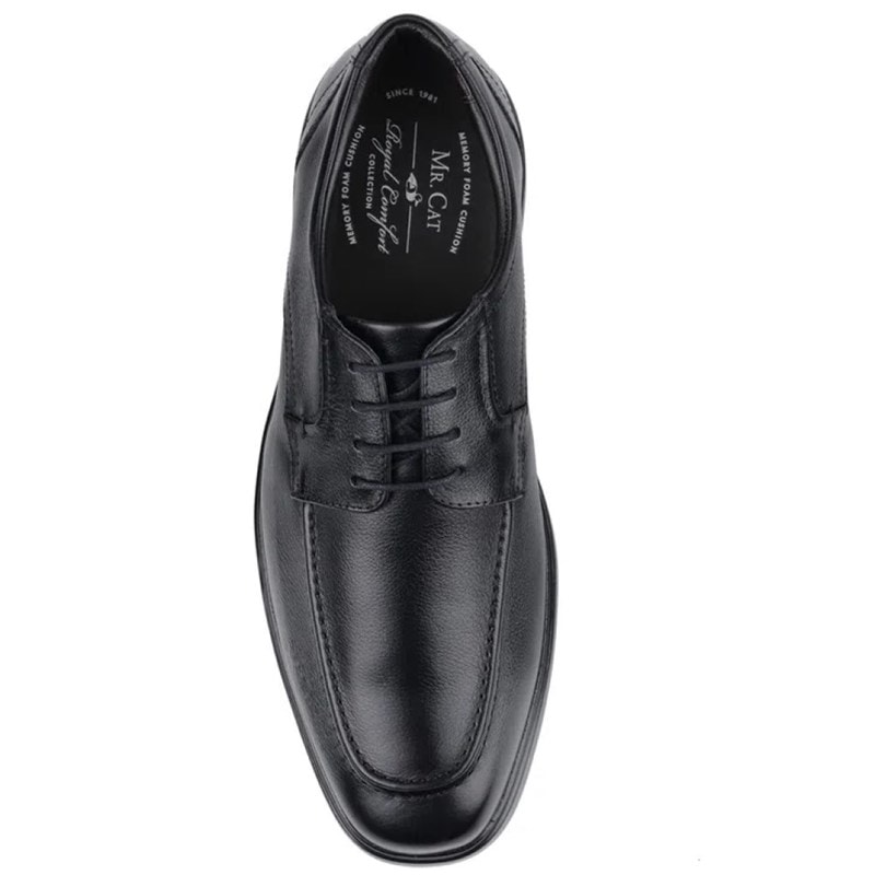 Sapato Social Mr.Cat Business Astoria Basic Napa Preto - Shopping da Bahia