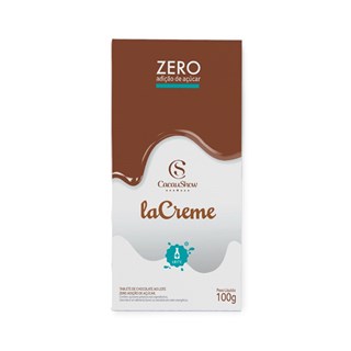 Tablete Cacau Show laCreme Zero Açúcar 100g