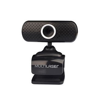 Webcam Plugeplay 480P Mic Usb Preto Multilaser